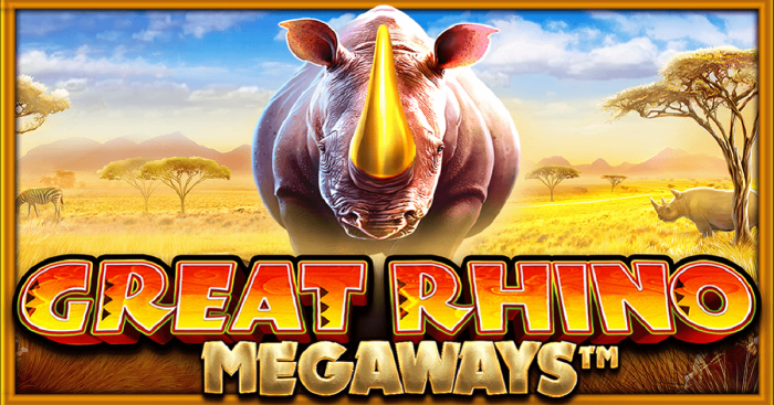 Safari Keberuntungan di Slot Great Rhino Megaways
