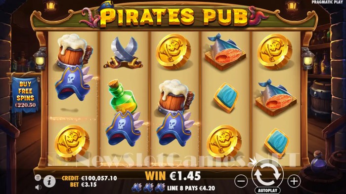 Slot online gacor Pirates Pub dari Pragmatic Play